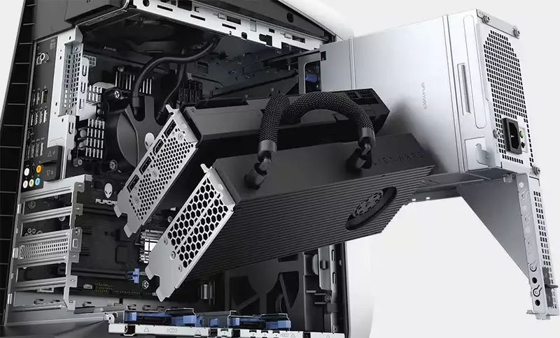 This excellent liquid cooler can be connected to a PCIe slot