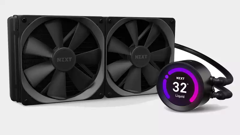 NZXT has LCD screens on coolers, customizable images.