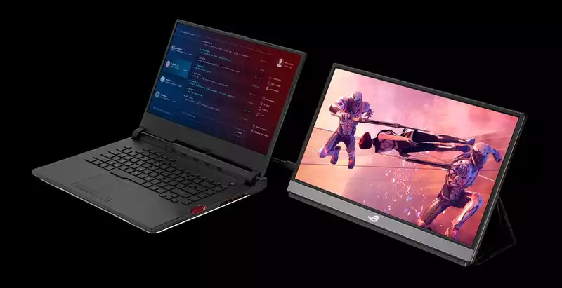 Asus will release a portable 240 Hz display that allows "after-hours action" on laptops.