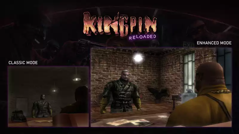 Kingpin Reloaded, graphics remastered, F-bombs remain the same as before.
